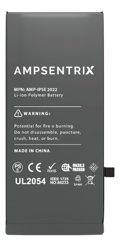 Bateria Ampsentrix Basic Para iPhone SE 2022 + Flex Tag On 1