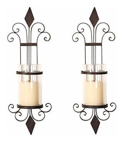 Asense - Candelabro Vertical Para Colgar En La Pared De Hier 0