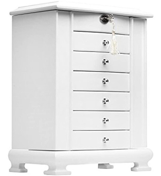 Rowling Gran Joyero De Madera Pendiente Collar Pulseras Orga 0