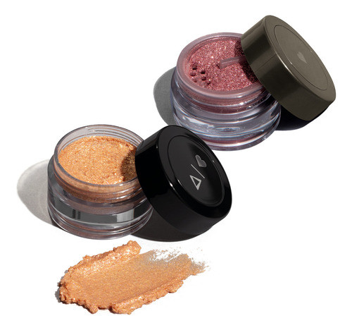 Kit Glitter Solto Roselitter 1g + Glitter Em Gel Rosa Gold 5 0