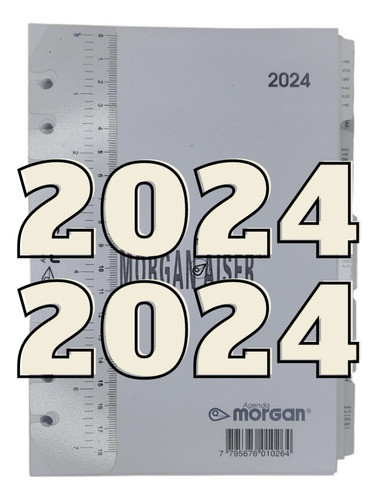 Repuesto Agenda Morgan Aiser 2023 Diario Completo 13x19 Cm 0