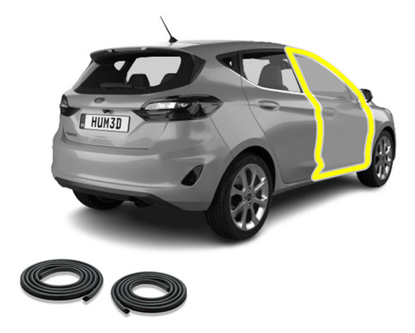 Burlete De Puerta Ford Fiesta Max, Por Unidad Burkool 0
