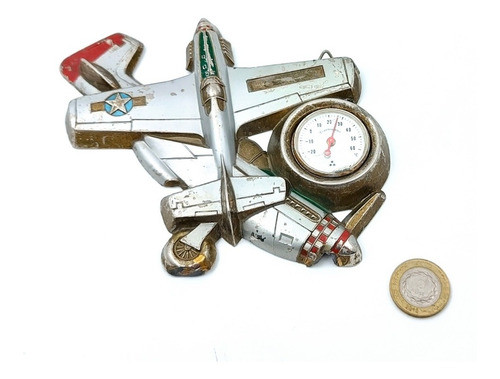 Termometro Antiguo Aviones Funciona (japan) - Antiguedades 0