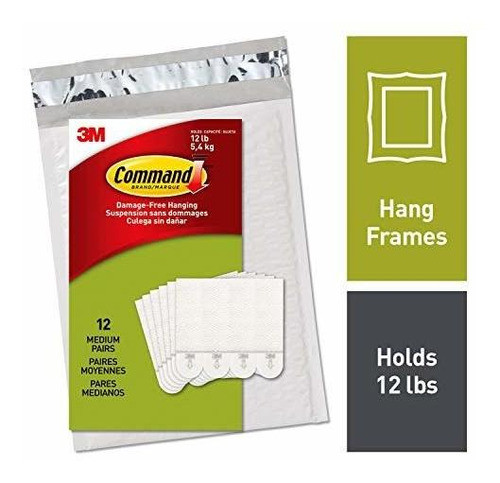 Colgadores Command, Medianos Para Fotos, Decore Sin Daños 0