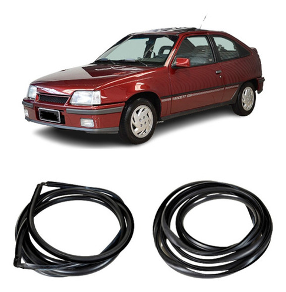Kit Borracha Vidro Parabrisa E Vigia Kadett 0