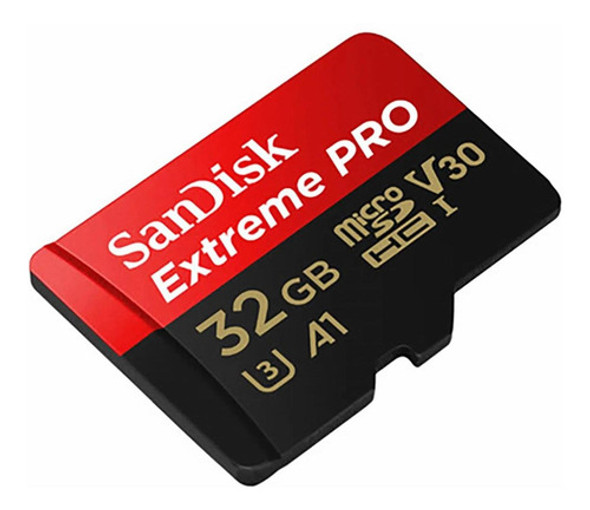 Memoria Sandisk Extreme Pro 32gb Microsd Sdhc A1 C10 U3 V30 0