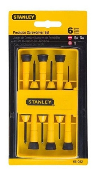 Set Destornilladores Stanley 6 Pz Precisión Perilleros 66052 0