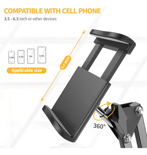 Soporte Teléfono Celular Para Escritorio, Cocina, Mesa Deluz 1