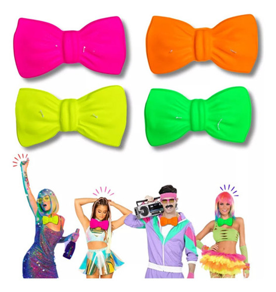 Combo Moño Fluo En Colores Surtidos Carioca X 4 Unidades 0 Combo Moño Fluo En Colores Surtidos Carioca X 4 Unidades 0