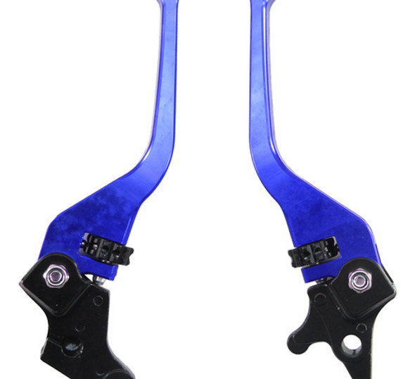 Levas Rebatibles Regulables De Aluminio Azul -thormoto- 1