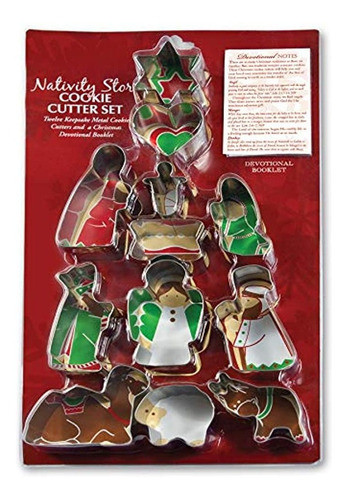 Set De 12 Cortadores De Galletas Navideñas 0