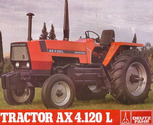 Juego De Calcos Tractor Deutz Fahr Ax 4.120 L 1