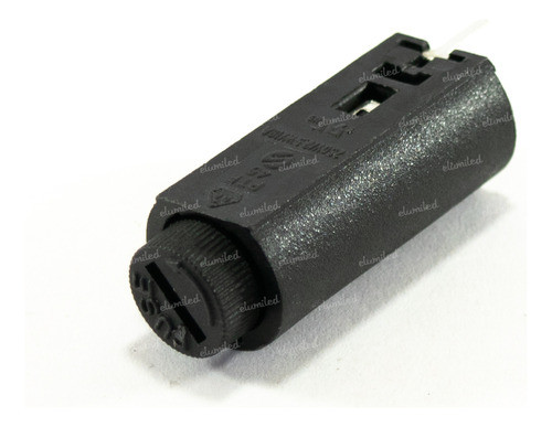 Portafusible Bayoneta Para Circuito P/5x20 Vertical Pack X10 0