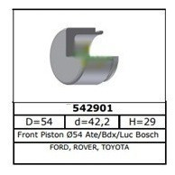 Piston Mordaza Caliper Ford Rover Toyota Vw Gr Frenos 1