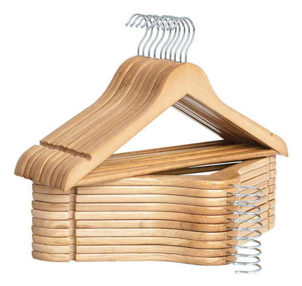 Perchas Madera Natural Storageworks 20 Unidades 0