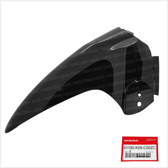 Guardabarro Delantero Honda New Wave 2014 Original Negro P1 1