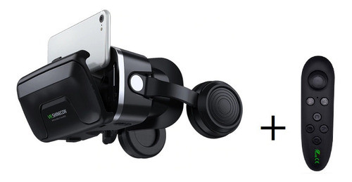 2x Unid. Óculos Realidade Virtual Vr Shinecon 10.0+controle 1