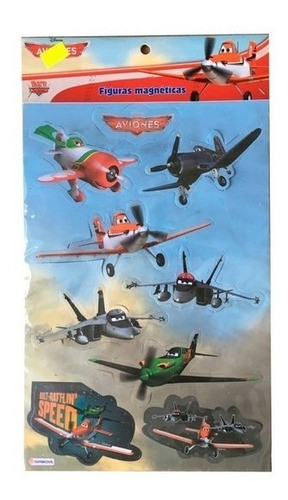 Figuras Magneticas + Laminas Para Colorear Aviones Disney 0