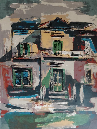 Juan Carlos Miraglia - Serigrafia Original  Casas De La Boca 0