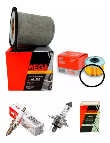 Kit Filtros X4 Wega Honda Twister Cbx 250 0