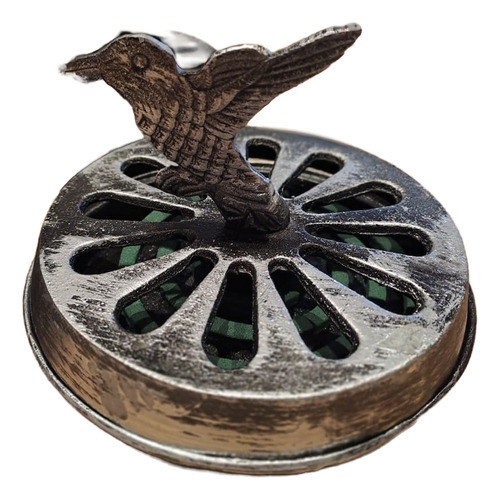 Porta Espiral Aluminio Fundido Con Imagen Gallo O Colibrí 1