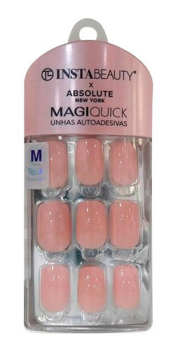 Absolute New York Magiquick Unhas Post Mocha 24unidades 0