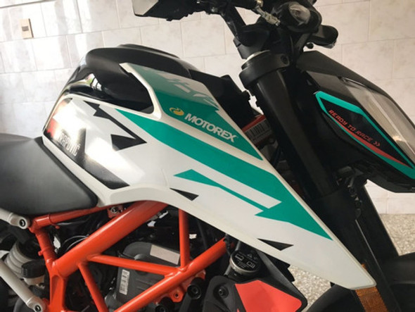 Ktm Duke 250/390 2018 Calco Tanque Vinilo Laminado 1
