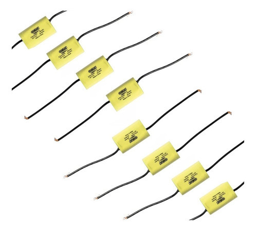 Pack X 8 Capacitor Monofasico 2.5uf X 400v Arranque Ventil 0