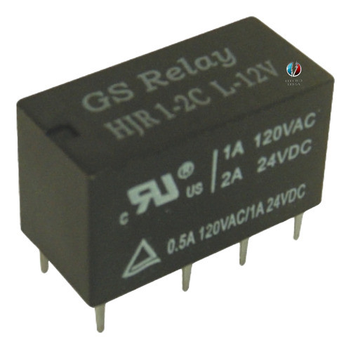 Rele Bobina  12v  (700e);  1a 120v 2inv. 0