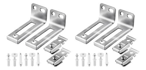 Conjunto De Ferragens De Porta Dobrável Dupla, 4 Pacotes De 0