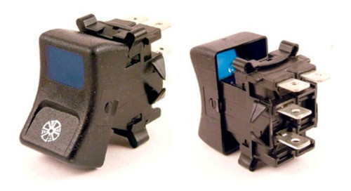 Tecla Universal Calefactor (luz Azul) 12 V. 0