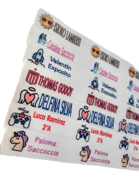 10 Etiquetas Personalizada Con Nombre Ropa Jardin Colegio 0