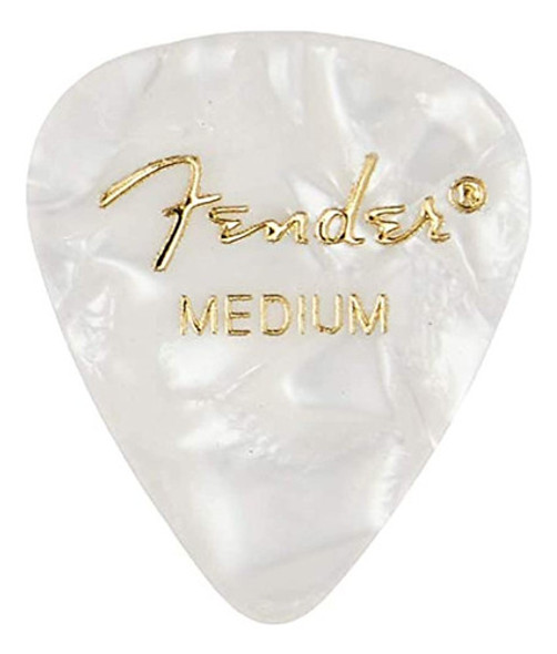 Fender 351 Forma Púas De Celuloide Clásico Medio, Paquete De 0