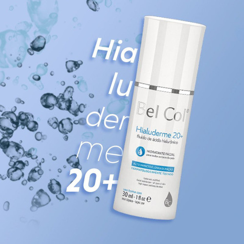 Bel Col Hialuderme 20+ Fluido De Ácido Hialurônico 30ml 1