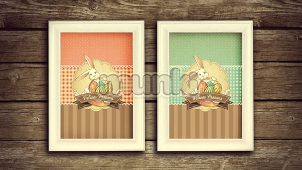 Kit Imprimible Pascuas Vintage Para Decorar 1