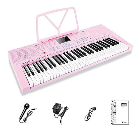 Teclado De Piano Vangoa Vgk610, 61 Mini Teclas, Teclado Musi 0