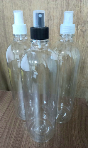 Frasco, Envase Botella Pet 1lt Modelo Alto Con Spray X100 1