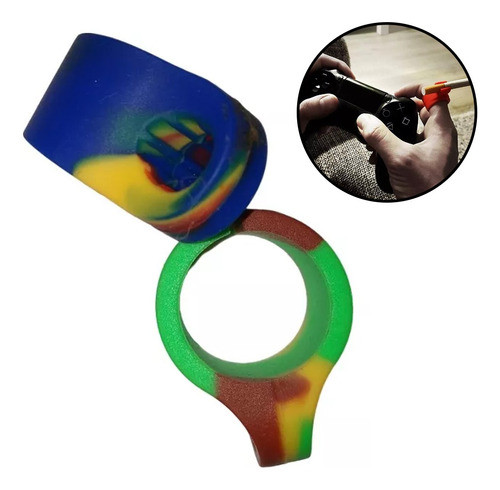 Anillos De Silicona Para Fumadores Gamers Musicos 0