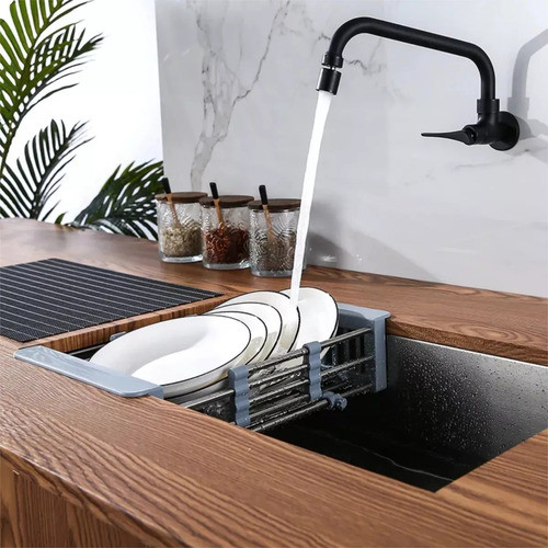 Escurridor De Cocina Pileta Extensible Platos Vasos Fruta 1