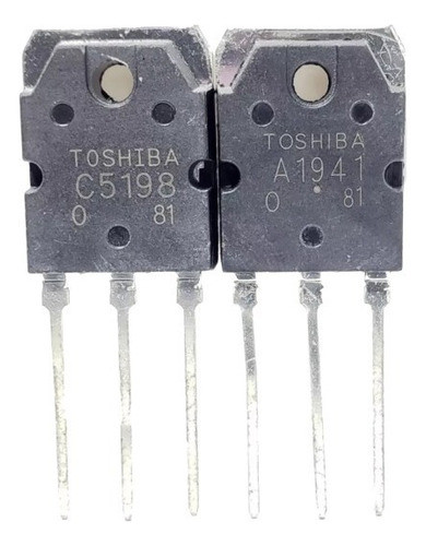 Par De Transistores A1941 C5198 2sa1941 2sc5198 To-3p Nuevos 0