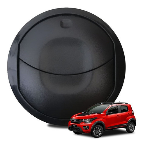 Difusor Saida De Ar Lateral Fiat Mobi 2017 A 2022 Cor Preto 0