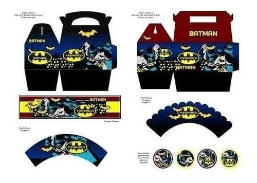 Kit Imprimible   Fiesta De Batman 1