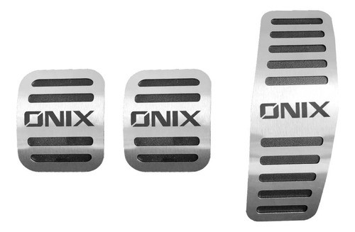 Pedaleira Para Onix Manual Em Aço Inox 0