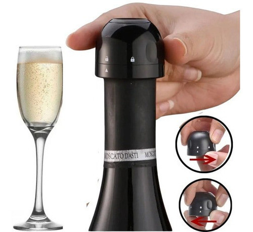 Tampa De Champanhe Vinho  Reutilizável Hermética Compre Já 0