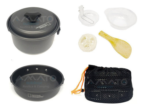 Set De Cocina Marmita National Geographic 2 Personas 1