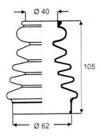 Capuchon Homocinetica Volkswagen Polo/se Tol/cord/golf/ 1