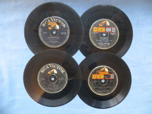 Palito Ortega Vinilos Simples X 4 Rca 0