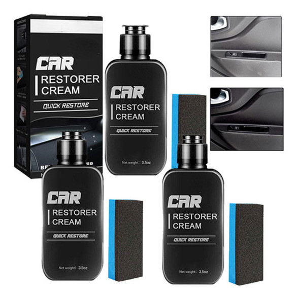 Novo 3 Peças De Manutenção De Couro, Agente De Renovação De 0
