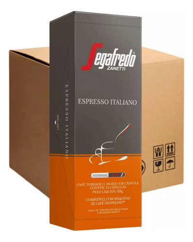 Cápsulas De Cafe Segafredo Para Nespresso (x10). Dto X Cant. 0