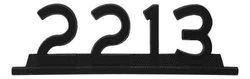 Emblema Caminhão Mb 2213 Preto De Ferro Zamak (1 Pç) 0